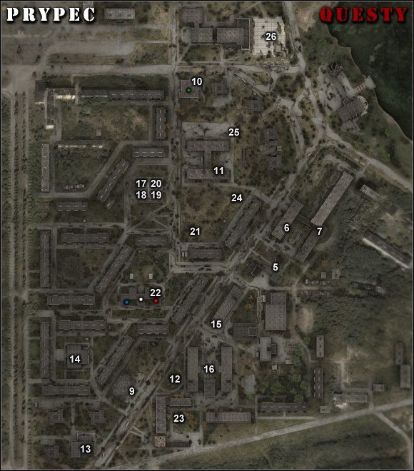 2 - Questy (mapy) | Prypeć i Laboratorium X8 w Stalker Zew Prypeci - S.T.A.L.K.E.R.: Zew Prypeci - poradnik do gry