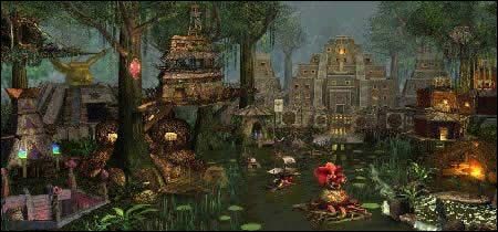 Tym razem mamy do czynienia z miastem położonym na mokradłach - Miasta: Fortress w Heroes of Might & Magic III The Restoration of Erathia - Heroes of Might & Magic III: The Restoration of Erathia - poradnik do gry