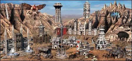 To już drugie miasto położone w górach, jednak tym razem mamy do czynienia z całkiem innymi stworami - Miasta: Stronghold w Heroes of Might & Magic III The Restoration of Erathia - Heroes of Might & Magic III: The Restoration of Erathia - poradnik do gry