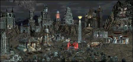 Jak można by wnioskować po nazwie, jest to miasto wielkich Nekromantów - Miasta: Necropolis w Heroes of Might & Magic III The Restoration of Erathia - Heroes of Might & Magic III: The Restoration of Erathia - poradnik do gry