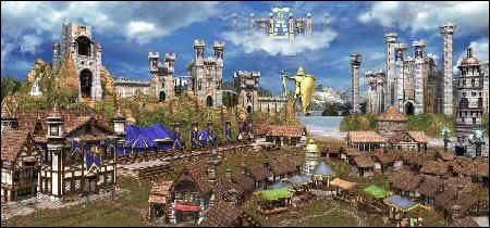 Zamek to wielkie skupisko ludzi zamieszkujących krainy Męstwa i Magii - Miasta: Castle w Heroes of Might & Magic III The Restoration of Erathia - Heroes of Might & Magic III: The Restoration of Erathia - poradnik do gry