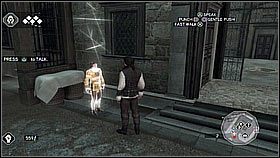 W tym momencie mamy do wykonania trzy różne zadania - Sekwencja 1 (1) | Fabuła | Solucja Assassins Creed II - Assassins Creed II - poradnik do gry