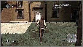 Petruccio poprosi nas o zdobycie trzech piór znajdujących się na dachu - mamy na to nieco ponad dwie minuty - Sekwencja 1 (2) | Fabuła | Solucja Assassins Creed II - Assassins Creed II - poradnik do gry