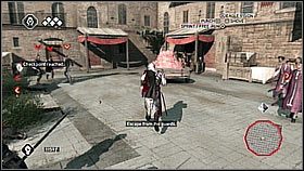 W powietrzu wisi coś niedobrego - ruszamy czym prędzej w stronę wiwatującego tłumu - Sekwencja 1 (2) | Fabuła | Solucja Assassins Creed II - Assassins Creed II - poradnik do gry