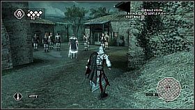 Zanim podążymy za Mario i jego ludźmi idziemy na górę rozmówić się z Claudią - Sekwencja 3 | Fabuła | Solucja Assassins Creed II - Assassins Creed II - poradnik do gry