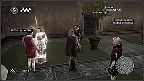 Wracamy do miasta [1] i udajemy się do Lorenzo - Sekwencja 6 | Fabuła | Solucja Assassins Creed II - Assassins Creed II - poradnik do gry