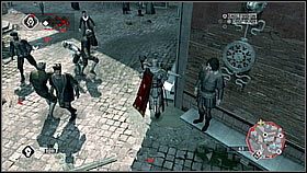 W pewnym momencie dziewczyna zatrzyma się - niesiemy ją dalej - Sekwencja 7 (1) | Fabuła | Solucja Assassins Creed II - Assassins Creed II - poradnik do gry