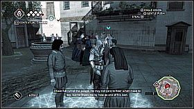Oczywiście znowu wynajmujemy dziewczyny, by za rogiem odciągnęły strażników - Sekwencja 8 (1) | Fabuła | Solucja Assassins Creed II - Assassins Creed II - poradnik do gry