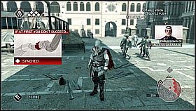 Na dachu bazyliki podbiegamy do ogrodzenia odgradzającego ją od pałacu - Sekwencja 8 (1) | Fabuła | Solucja Assassins Creed II - Assassins Creed II - poradnik do gry