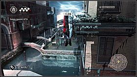 Później zaczynamy skakać po różnych elementach przy prawym murze - Sekwencja 9 (2) | Fabuła | Solucja Assassins Creed II - Assassins Creed II - poradnik do gry