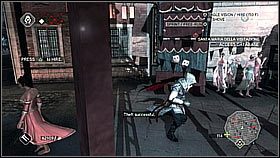 Teraz wystarczy wmieszać się w tłum kobiet idących za nim - Sekwencja 9 (2) | Fabuła | Solucja Assassins Creed II - Assassins Creed II - poradnik do gry