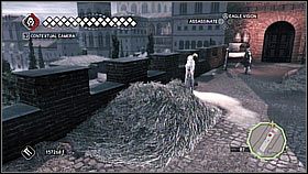 Tym razem możemy zabić wrogów po cichu, zeskakując do pierwszego siana - Sekwencja 14 | Fabuła | Solucja Assassins Creed II - Assassins Creed II - poradnik do gry