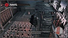 W kościele przedostajemy się po podwieszonej kładce na prawą stronę - Sekwencja 14 | Fabuła | Solucja Assassins Creed II - Assassins Creed II - poradnik do gry