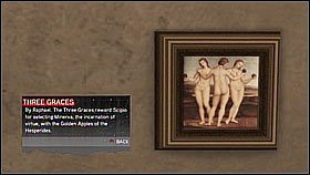 Three Graces - 500 f - dostępność: Forli - Kolekcja obrazów | Ekonomia, sprzęt i walka Assassins Creed II - Assassins Creed II - poradnik do gry