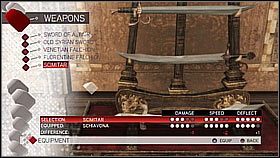 Scimitar - Kolekcja broni | Ekonomia, sprzęt i walka Assassins Creed II - Assassins Creed II - poradnik do gry