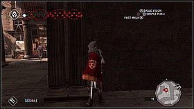 Musimy zabić kupca - gdy dotrzemy do wskazanej strefy zobaczymy go koło placu z dużym drzewem - Kontrakty na zabójstwa (1) | Zadania poboczne Assassins Creed II - Assassins Creed II - poradnik do gry