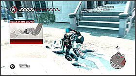 Drugi przechadza się w okolicy mostów - można tu ukryć się wśród ludzi i przykładowo użyć pistoletu - Kontrakty na zabójstwa (5) | Zadania poboczne Assassins Creed II - Assassins Creed II - poradnik do gry