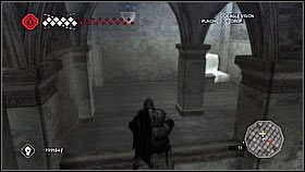 Biegniemy korytarzem w dół i wspinamy się na balustradę - Forli - Sekret Ravaldino | Podziemia w Assassins Creed II - Assassins Creed II - poradnik do gry