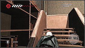 Na drugim balkonie wchodzimy ponownie do środka budynku [1] i pokonujemy trzech strażników - Florencja - Kryjówka Templariuszy | Lokacje dodatkowe w Assassins Creed II - Assassins Creed II - poradnik do gry
