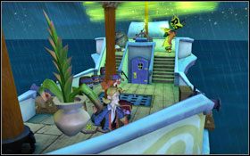 Gdy już będziesz po drugiej stronie, Twoim zadaniem będzie skombinowanie produktu zastępczego dla gazowanego piwa korzennego - Prolog | Chapter 1 | Tales of Monkey Island - Tales of Monkey Island - poradnik do gry