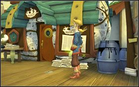 Udaj się do klubu, gdy tym razem będziesz chciał wejść, okażesz kartę i zostaniesz wpuszczony do środka, uprzednio jednak zawiązując sobie oczy #1 , co nakazuje regulamin lokalu - Launch of the Screaming Narwhal 1 | Chapter 1 | Tales of Monkey Island - Tales of Monkey Island - poradnik do gry