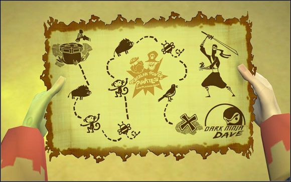 Mapa prowadząca do skarbu - Launch of the Screaming Narwhal 1 | Chapter 1 | Tales of Monkey Island - Tales of Monkey Island - poradnik do gry