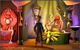 Udaj się do dżungli [MAPA: Wejście do dżungli ], a następnie podążając za wskazówkami na mapie obierz następującą drogę - Launch of the Screaming Narwhal 2 | Chapter 1 | Tales of Monkey Island - Tales of Monkey Island - poradnik do gry