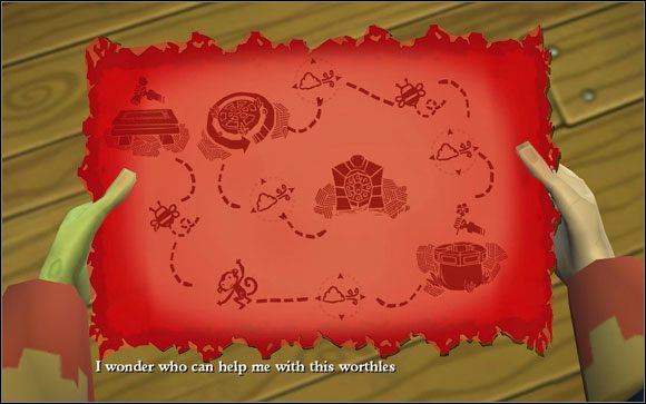 Mapa prowadząca do źródła wiatru - Launch of the Screaming Narwhal 3 | Chapter 1 | Tales of Monkey Island - Tales of Monkey Island - poradnik do gry