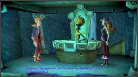 Popłyń teraz do zatoki [MAPA: Jerkbait Islands ] z prośbą o naprawę masztu i użycie jako zamiennika palmy wydobytej na wyspie - The Siege of Spinner Cay 3 | Chapter 2 | Tales of Monkey Island - Tales of Monkey Island - poradnik do gry