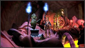 Poproś grajka by zagrał szybciej, byś mógł znowu napełnić kufel #1 - Lair of the Leviathan 2 | Chapter 3 | Tales of Monkey Island - Tales of Monkey Island - poradnik do gry