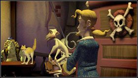 Odwróć jego uwagę i wsyp do miski z pożywieniem płatki magnezu (Toy ) - The Trial and Execution of Guybrush Threepwood 1 | Chapter 4 - Tales of Monkey Island - poradnik do gry