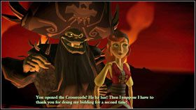 Utworzy się portal (generalnie to nie jeden, w pozostałych lokacjach również znajdziesz inne portale przenoszące Cię gdzie indziej) #1 , przejdź przez niego - Rise of the Pirate Gold 2 | Chapter 5 | Tales of Monkey Island - Tales of Monkey Island - poradnik do gry