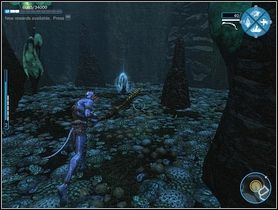 Arena jest nafaszerowana jednostkami RDA, więc radzę włączyć kamuflaż i spokojnie wykraść cenny element, a następnie wyeliminować wojaków - Vaera Ramunong | Opis przejścia - Navi | Avatar Gra komputerowa - Avatar: Gra komputerowa - poradnik do gry