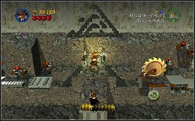 Udaj się z nią w lewo i podłóż ogień pod beczki z dynamitem [1] - Peruwiański targ (bonus) | Kryształowa Czaszka Akt II | LEGO Indiana Jones 2 - LEGO Indiana Jones 2: The Adventure Continues - poradnik do gry