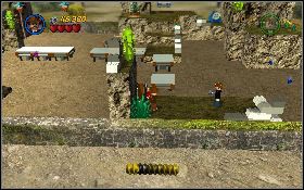 Po uczynieniu tego na dół zjedzie platforma - Cmentarny grobowiec (bonus) | Kryształowa Czaszka Akt II | LEGO Indiana Jones 2 - LEGO Indiana Jones 2: The Adventure Continues - poradnik do gry