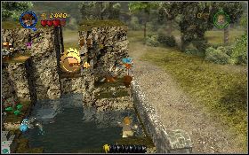 W środku w pierwszej kolejności rozpraw się przy pomocy pistoletu [1] z trzema wężami - Wąwóz w dżungli (bonus) | Kryształowa Czaszka Akt II | LEGO Indiana Jones 2 - LEGO Indiana Jones 2: The Adventure Continues - poradnik do gry