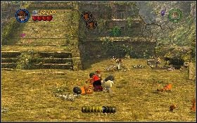 Po zakończeniu poprzedniego etapu znajdziesz się na placu ze świątynią - Walka z Ugha | Kryształowa Czaszka Akt III | LEGO Indiana Jones 2 - LEGO Indiana Jones 2: The Adventure Continues - poradnik do gry