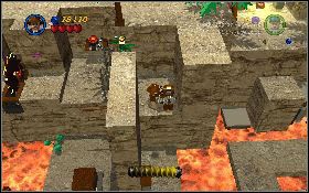 Przeskocz w lewo przez zębate tarcze i weź ze skrzyni pistolet - Hangar na lotnisku (bonus) | Poszukiwacze Zaginionej Arki | LEGO Indiana Jones 2 - LEGO Indiana Jones 2: The Adventure Continues - poradnik do gry