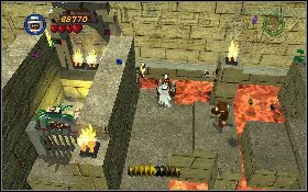 Weź dynamit i rzuć go w metalowy blok z lewej [1] - Świątynia Hovitos (bonus) | Poszukiwacze Zaginionej Arki | LEGO Indiana Jones 2 - LEGO Indiana Jones 2: The Adventure Continues - poradnik do gry