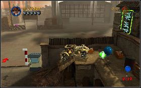 Aby rozpocząć tę misję skieruj się do budynku [1] , w którym zaczynałeś etap Pościg za Lao - Szanghaj (bonus) | Świątynia Zagłady | LEGO Indiana Jones 2 - LEGO Indiana Jones 2: The Adventure Continues - poradnik do gry