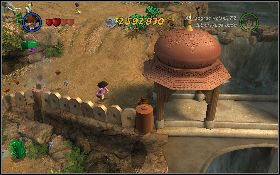 02 - Klocki Zielone (brązowe fragmentu muru) | Świątynia Zagłady - LEGO Indiana Jones 2: The Adventure Continues - poradnik do gry