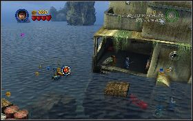 Do przejścia tego poziomu potrzebujesz postaci z mieczem i pistoletem - Zamieszanie z ciastem krabowym (bonus) | Ostatnia Krucjata - LEGO Indiana Jones 2: The Adventure Continues - poradnik do gry