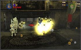 Żeby zacząć ten etap zbierz postacie: żeńską i z bazooką i udaj się do willi Henryego [1] - Zamkowe ostudzenie (bonus) | Ostatnia Krucjata | LEGO Indiana Jones 2 - LEGO Indiana Jones 2: The Adventure Continues - poradnik do gry