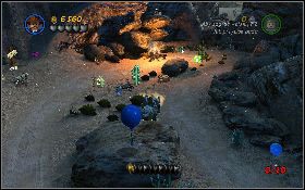 Udaj się do jaskini [1] , w której zaczynałeś misję Działo w kanionie - Misja w kanionie (bonus) | Ostatnia Krucjata | LEGO Indiana Jones 2 - LEGO Indiana Jones 2: The Adventure Continues - poradnik do gry