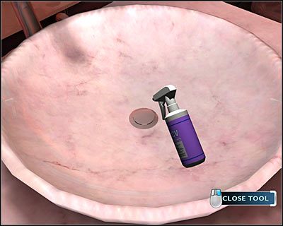 Wybierz się teraz do łazienki zlokalizowanej na lewo od Nicka - [Odcinek 1 - Broken Hearted] Część 2 | CSI Mordercze Zamiary - CSI: Mordercze Zamiary - poradnik do gry