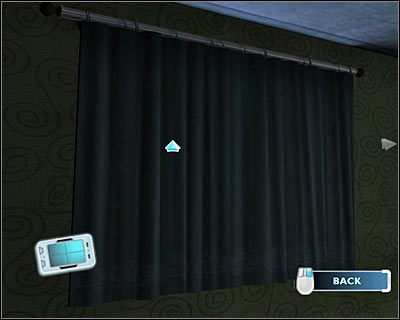 Wejdź do mieszkania i zacznij od obejrzenia zasłon znajdujących się na lewo od frontowych drzwi - [Odcinek 1 - Broken Hearted] Część 10 | CSI Mordercze Zamiary - CSI: Mordercze Zamiary - poradnik do gry