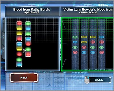 Wejdź do prawego pomieszczenia (MATERIALS LAB) i skorzystaj z lewego komputera - [Odcinek 1 - Broken Hearted] Część 11 | CSI Mordercze Zamiary - CSI: Mordercze Zamiary - poradnik do gry
