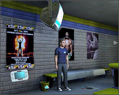 Na początek dokonaj przybliżenia obrazu na ścianie, przy której stoi Twój partner Greg - [Odcinek 2 - Coulda Been a Contender] Część 2 | CSI Mordercze Zamiary - CSI: Mordercze Zamiary - poradnik do gry