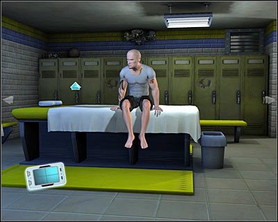 Kliknij teraz na szafkach znajdujących się bezpośrednio za Hankiem - [Odcinek 2 - Coulda Been a Contender] Część 2 | CSI Mordercze Zamiary - CSI: Mordercze Zamiary - poradnik do gry