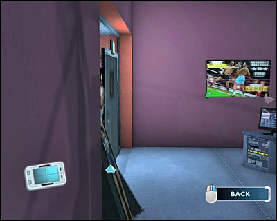 Na początek kliknij na lewych drzwiach prowadzących do składziku, a następnie drugi raz żeby wejść do niewielkiego pomieszczenia - [Odcinek 2 - Coulda Been a Contender] Część 4 | CSI Mordercze Zamiary - CSI: Mordercze Zamiary - poradnik do gry